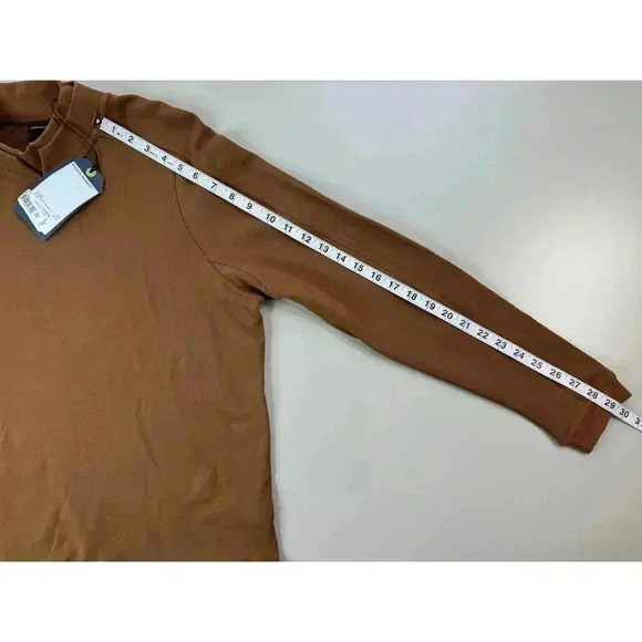 Prana NWT SnakeBite XS Gender Neutral Sweatshirt Tan Brown Outdoor Hike Workout - Picture 12 of 14